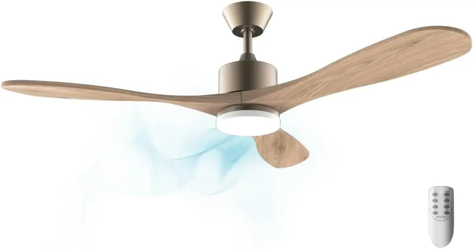 Ventilator 40 W mit Fernbedienung Gold