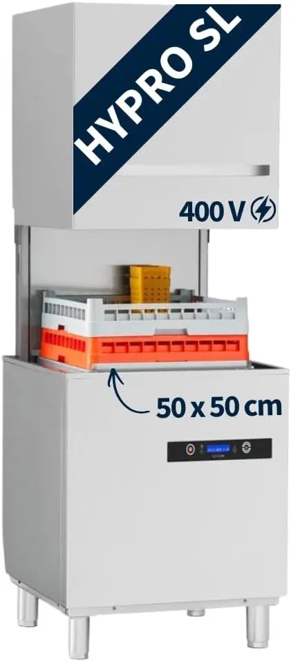 Geschirrspüler HSM54SL 400 V mit Edelstahl Silber