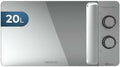 Mikrowelle 700 W 20 L mit Timer Silber