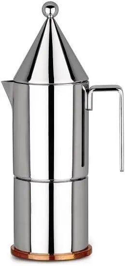 Alessi Kaffeemaschine mit Edelstahl Silber