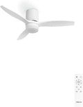 Ventilator 40W 132 cm mit Fernbedienung Weiß