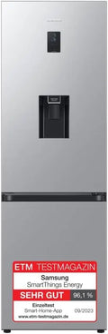 Samsung Kühlschrank RL34C652CSA 341 l 185 cm mit Edelstahl Silber
