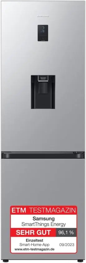 Samsung Kühlschrank RL34C652CSA 341 l 185 cm mit Edelstahl Silber