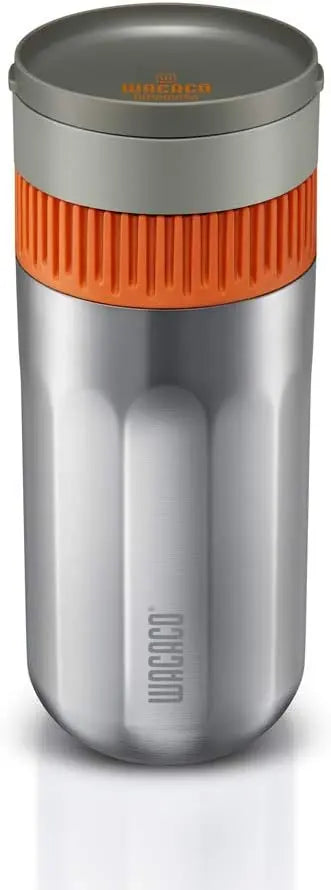 Kaffeemaschine mit Edelstahl Silber