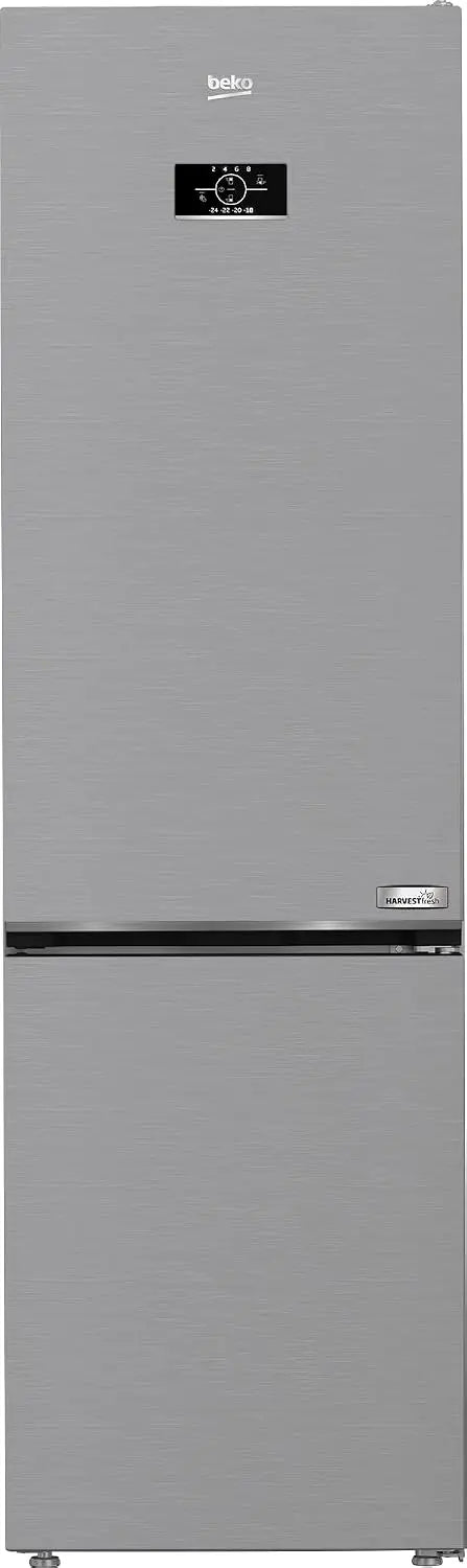 Beko Kühlschrank 355 l mit Edelstahl Silber