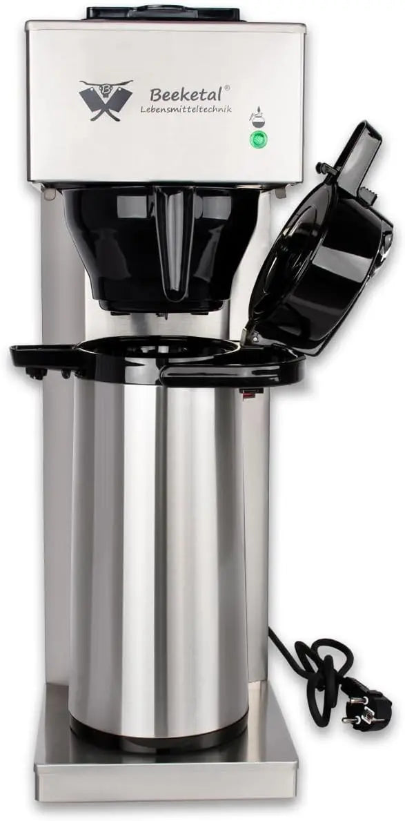 Kaffeemaschine 2,0l mit Edelstahl Silber