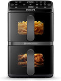 Philips Heißluftfritteuse 10 L Schwarz
