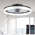 Ventilator 220 V 48W 50cm mit Fernbedienung und Timer Schwarz