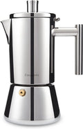Kaffeemaschine mit Edelstahl Silber