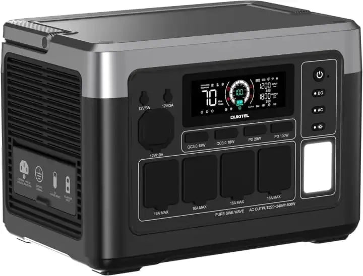 Inverter-Stromerzeuger P1000PLUS 1800 W mit Solarfunktion
