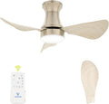 Ventilator 76cm mit Fernbedienung und Timer Grau