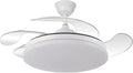 Ventilator 107 cm mit Fernbedienung und Timer Weiß
