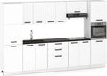 Einbau-Herd-Set 320cm Weiß für Haushalt und Alltag