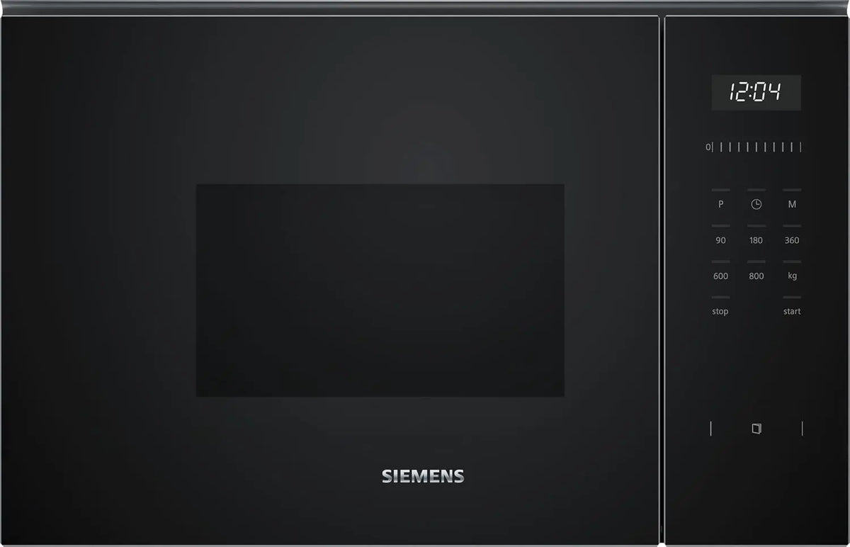 Siemens Mikrowelle BF525LMB1 382 cm mit Edelstahl Schwarz
