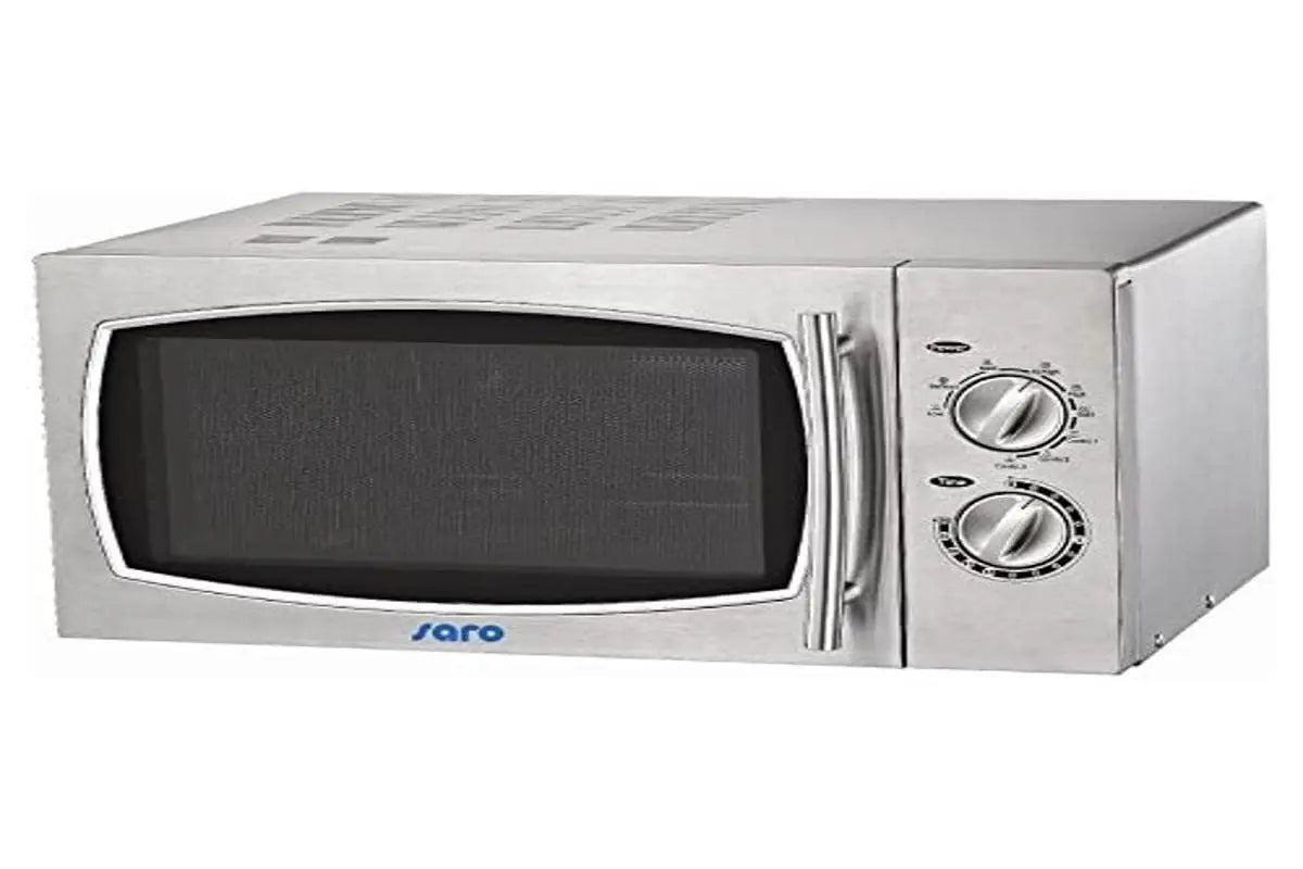 Mikrowelle 1,4 kW 23 L mit Edelstahl Silber