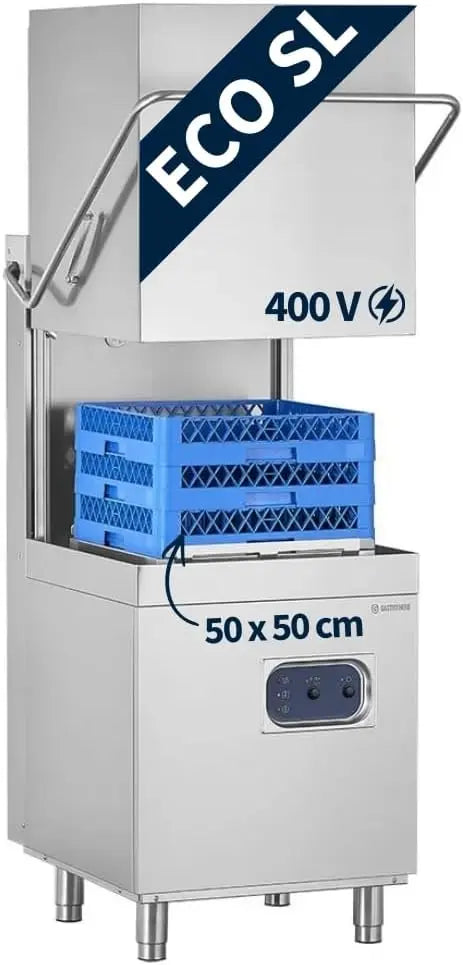 Geschirrspüler HSME54SL 400 V mit Edelstahl Silber
