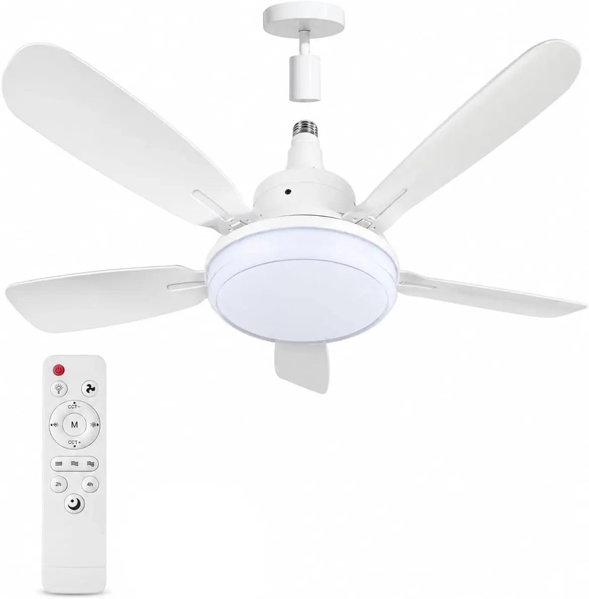 Ventilator E27 62cm mit Fernbedienung