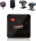 VSYSTO Dashcam Motorrad, Motorrad Kamera Vordere und Hintere 2K/25FPS, 120° Weitwinkel Wasserdicht Action Cam mit GPS, 5G WiFi, Parkmodus,...