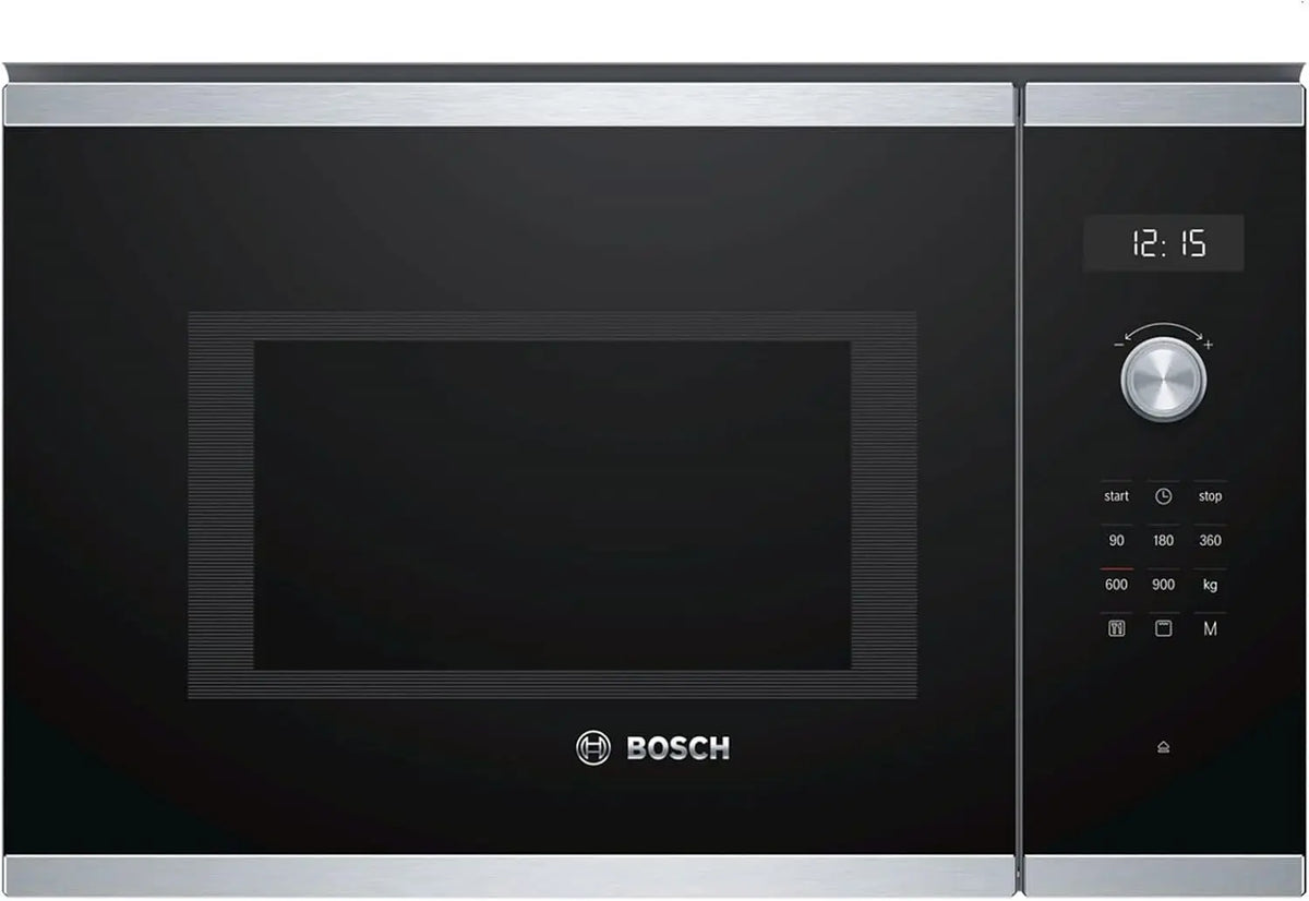 Bosch Mikrowelle BEL554MS0 900 W 59 cm mit Display und Edelstahl Silber