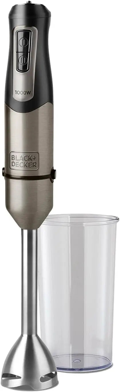Mixer 1000W mit Edelstahl Silber