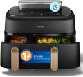 Philips Heißluftfritteuse 9 L Schwarz
