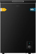 Gefrierschrank 99 l 83,5 cm Schwarz