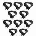 WANGCL 10er Set Antirutsch Terrassenmöbel Clips, schwarze Ausrichtungsclips, Außenbereich Befestigungen für Rattanmöbel (groß)