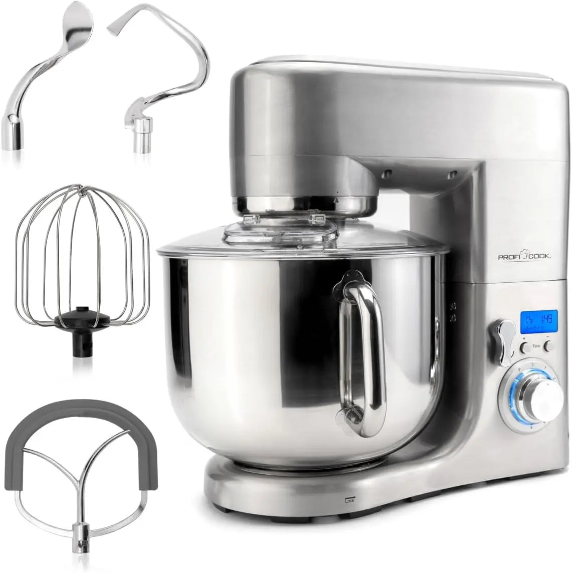 Küchenmaschine 10L mit Edelstahl