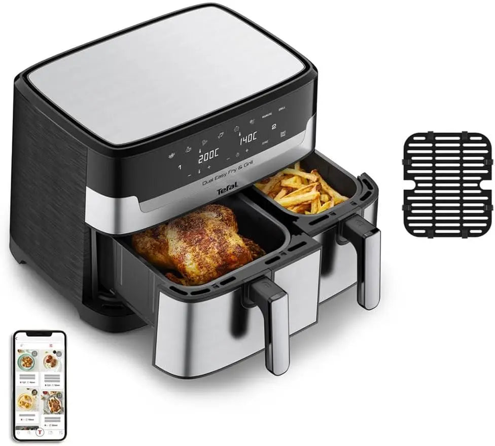 Tefal Heißluftfritteuse EY905D 2700W 8,3 L Schwarz