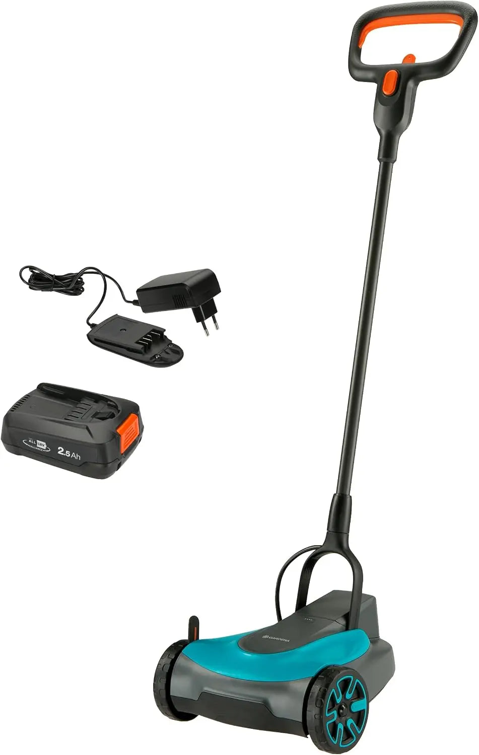 Gardena Rasenmäher 18 V mit Akku und Ladegerät