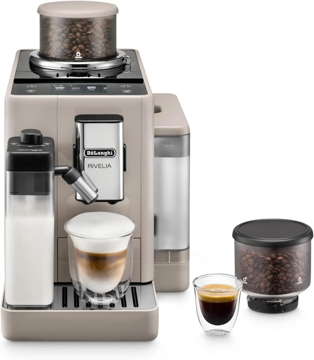 Kaffeemaschine EXAM440 mit Display Beige