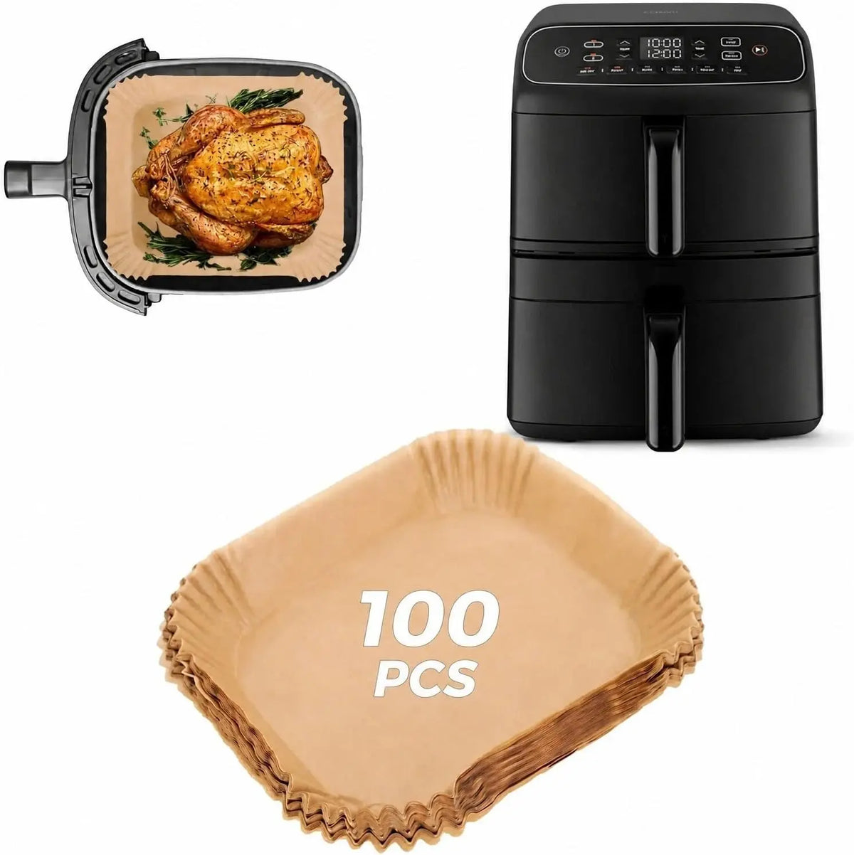 Heißluftfritteuse DC861 8.6L mit zwei Garzonen