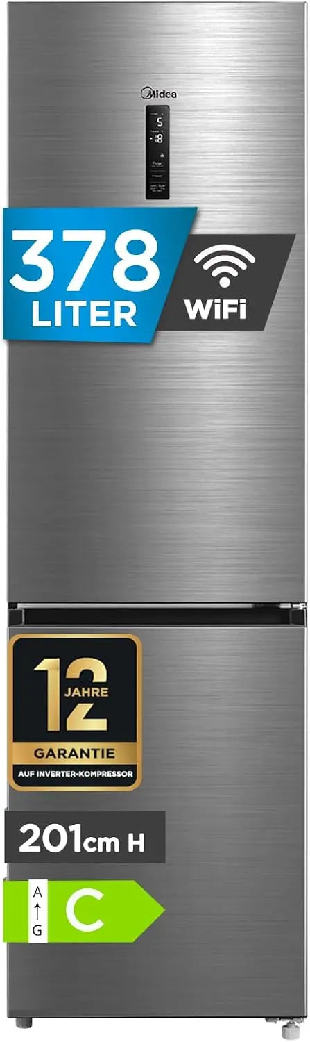 Midea Kühlschrank 378L 38dB 201cm