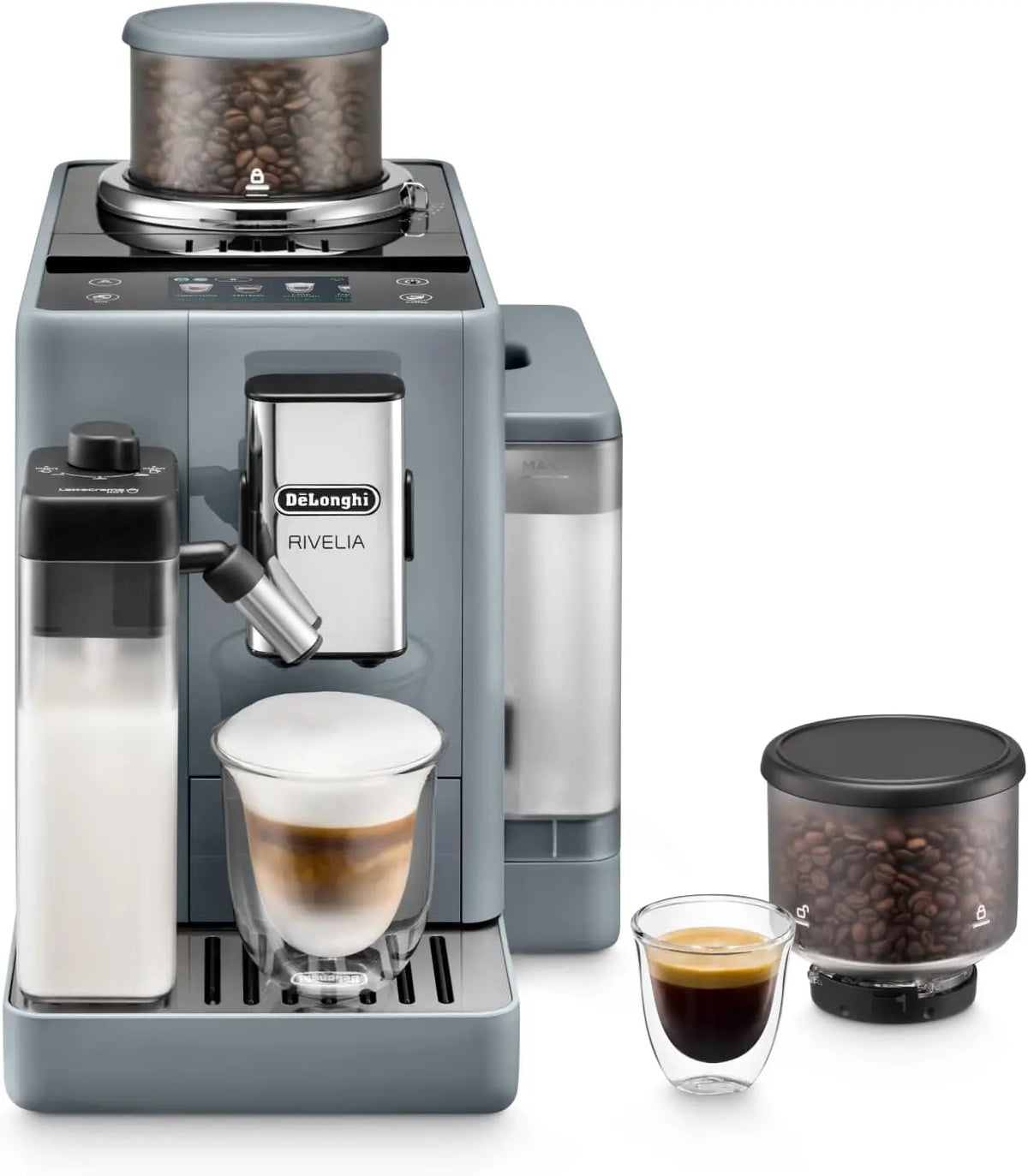 Kaffeemaschine EXAM440 mit Display Grau