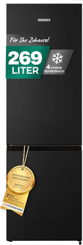 Kühlschrank 269 Liter 39dB Schwarz