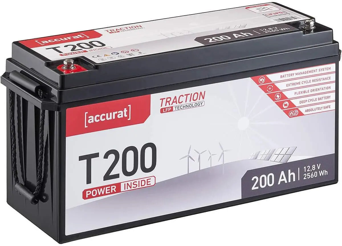 Fahrzeugzubehör T200 12 V 200Ah