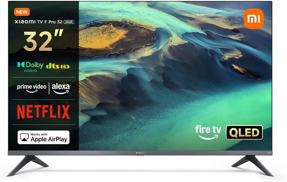 Xiaomi TV F Pro 32 32' QLED Smart TV Fire OS7 Triple Tuner DVB-C/S/S2/T/T2, 2026