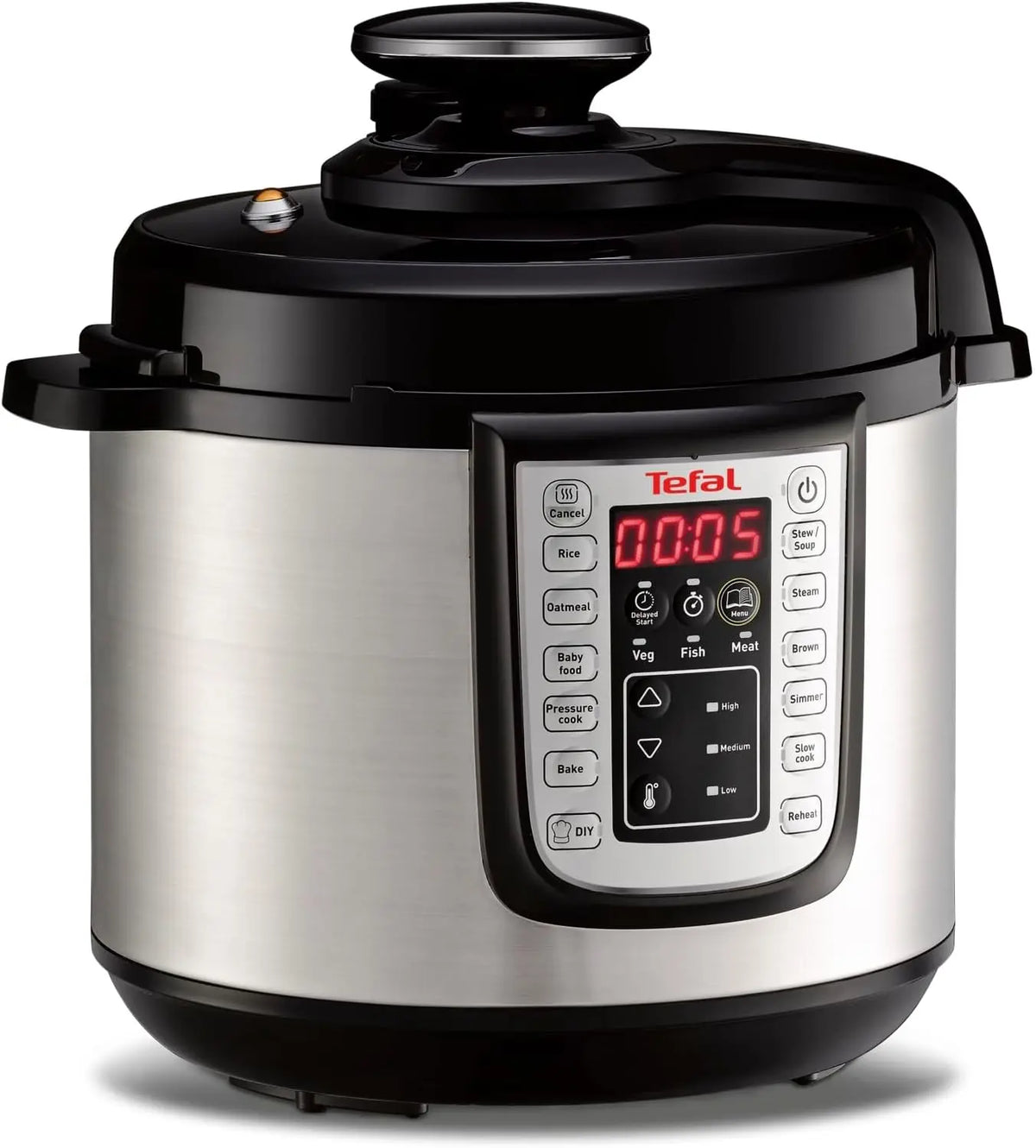 Tefal Fahrzeugzubehör CY505E 1200 W 6 L mit Edelstahl Silber