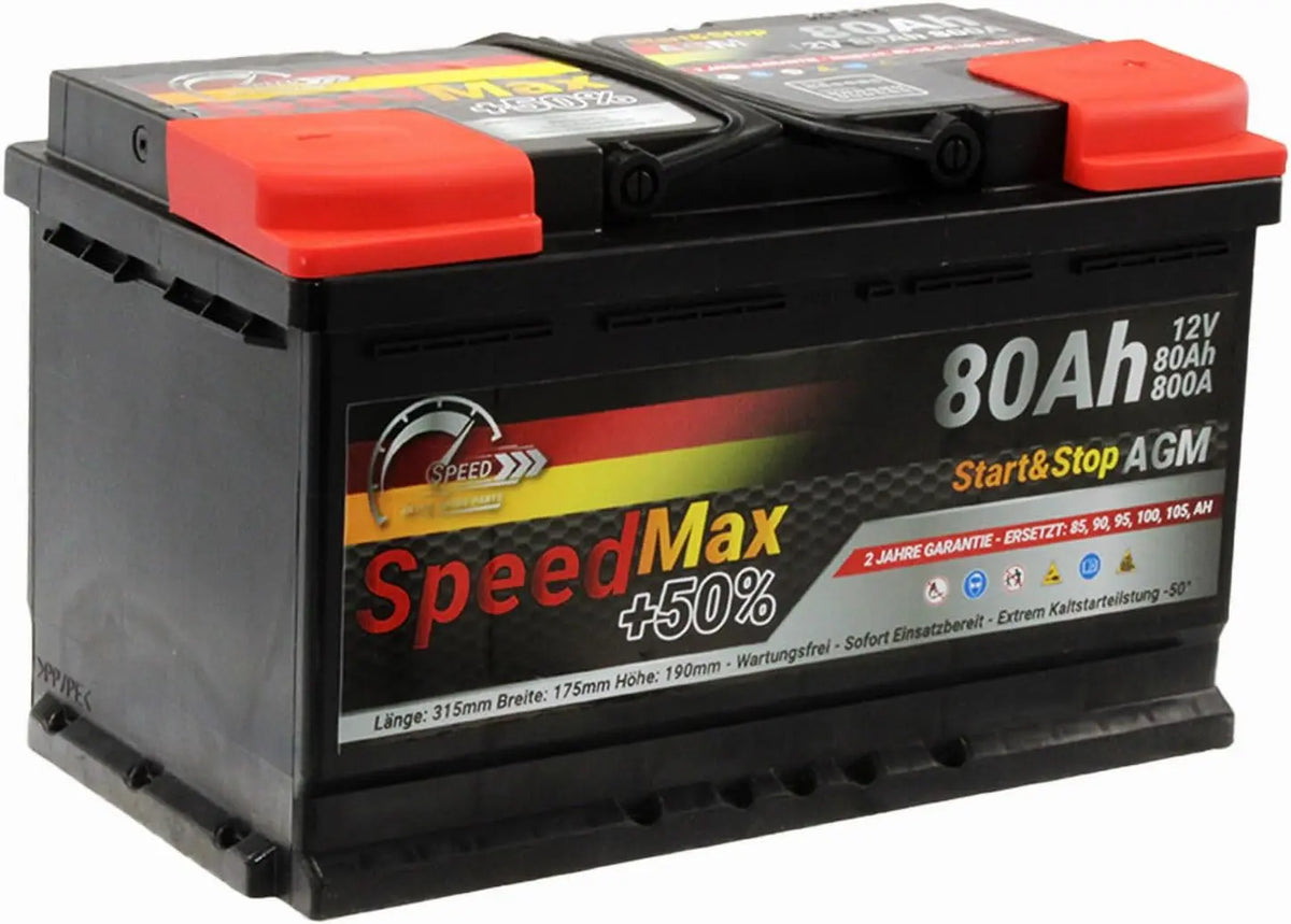 Fahrzeugzubehör 12 V 80Ah für Haushalt und Alltag