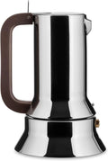 Alessi Kaffeemaschine 14 cm mit Edelstahl Silber