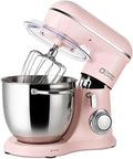 Küchenmaschine 1300W 5L Rosa für Haushalt und Alltag