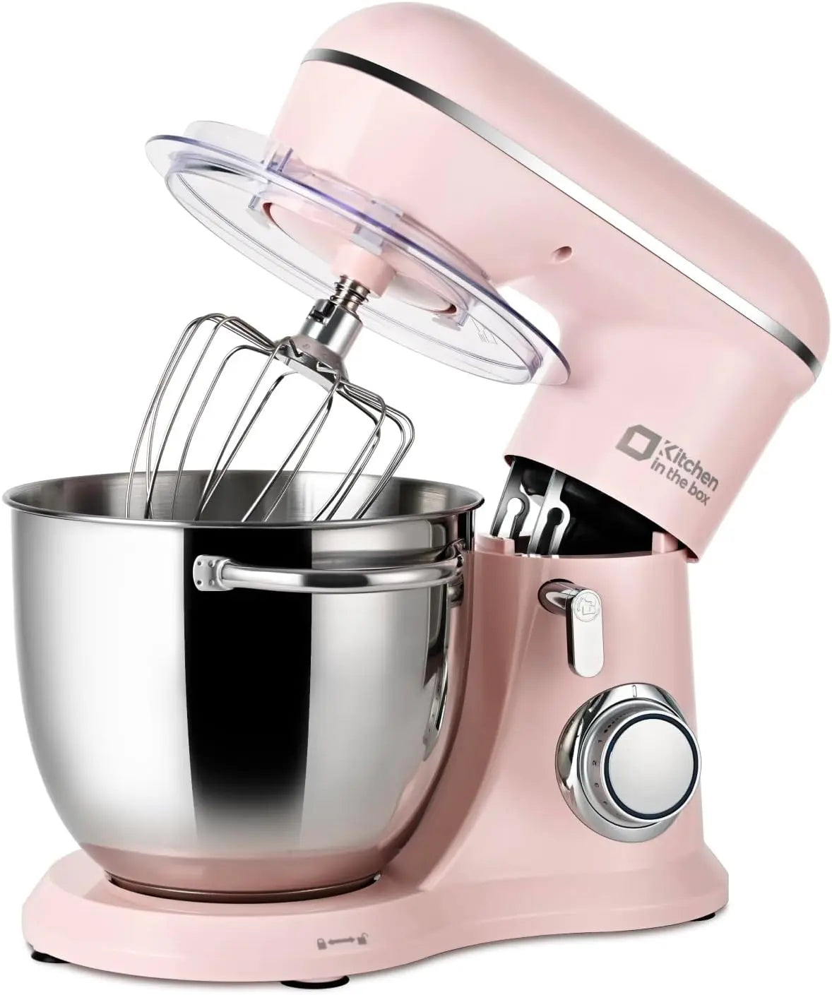 Küchenmaschine 1300W 5L Rosa für Haushalt und Alltag