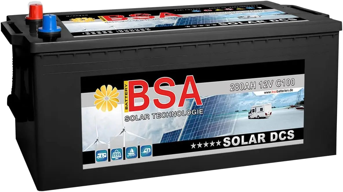 Fahrzeugzubehör 12 V 280Ah mit Solarfunktion
