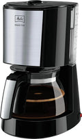Kaffeemaschine mit Edelstahl Schwarz