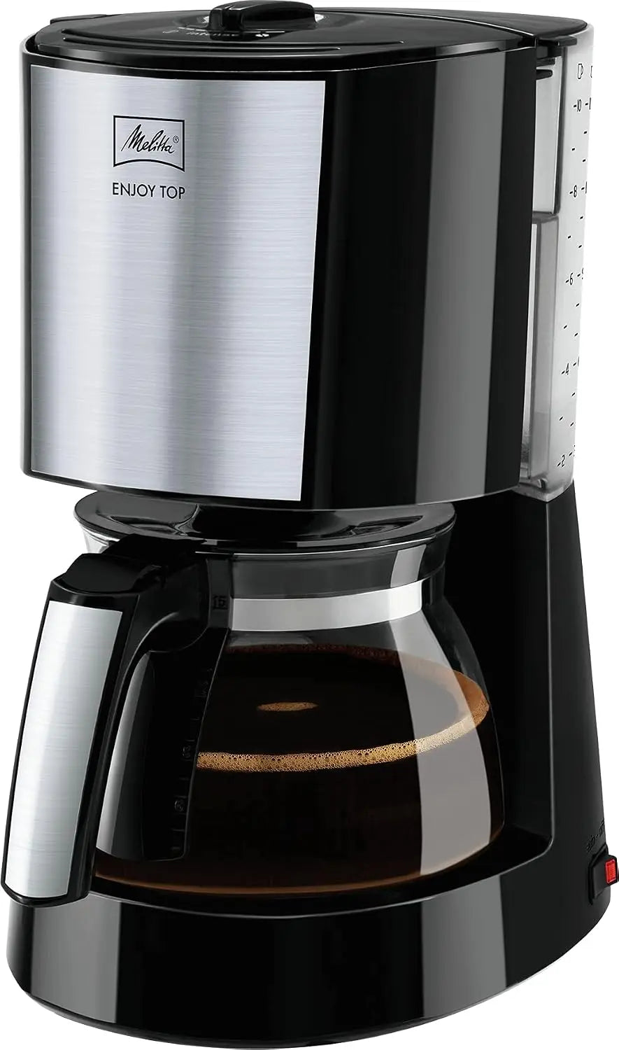 Kaffeemaschine mit Edelstahl Schwarz
