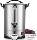 Kaffeemaschine 2000W 24 Liter mit Edelstahl Silber