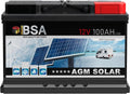 Fahrzeugzubehör 12 V 100Ah mit Solarfunktion