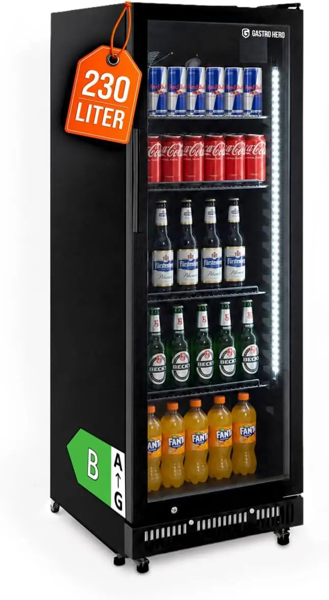 Kühlschrank GKSE230 230 L Schwarz