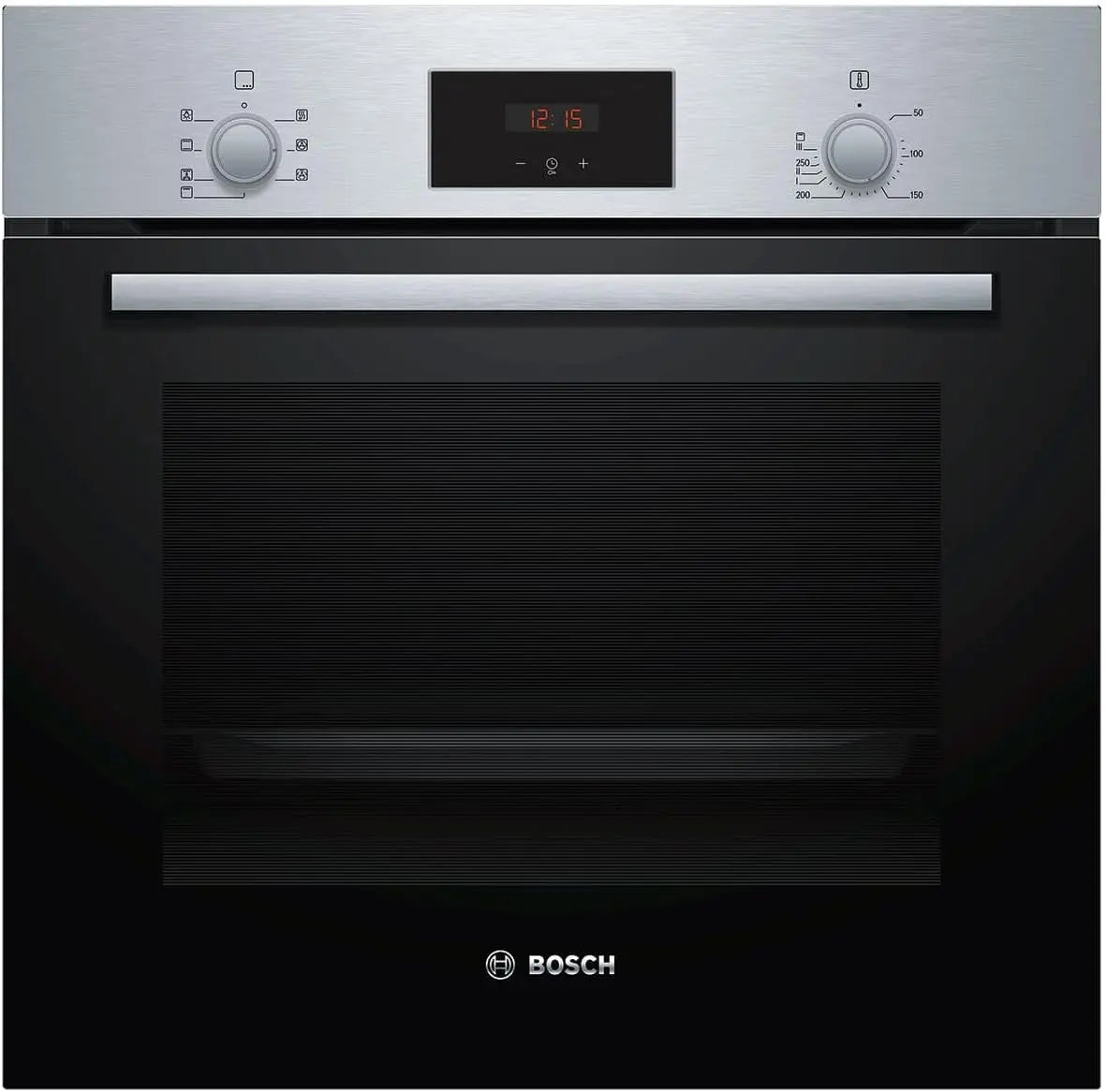 Bosch Einbau-Herd-Set HBF133BR0 60 cm mit Display Schwarz