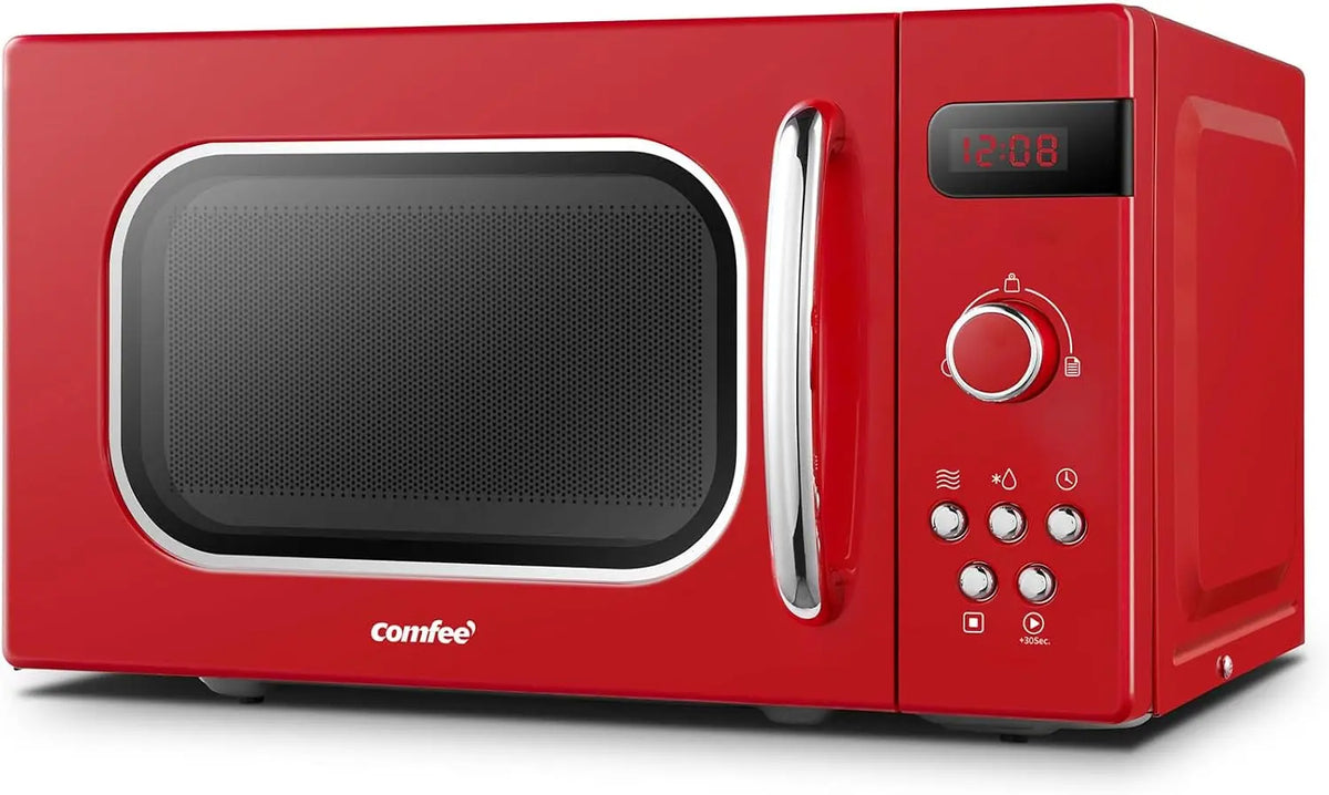 COMFEE Mikrowelle 800 W 20 l Rot